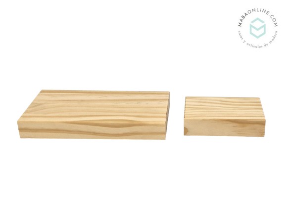Pine bases 2 sizes, thickness 3 cm. Ref.MS1N83