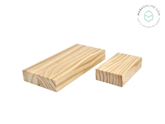 Pine bases 2 sizes, thickness 3 cm. Ref.MS1N83