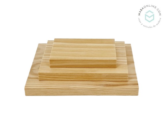 Pine bases 3 sizes, 2 cm thick. Ref.P1454