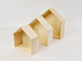 3 wooden houses Ref.AW2460