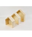3 wooden houses Ref.AW2460