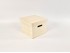 Caja de madera Cuadrada 20x20x16 cm. c/asas y tapa Ref.AW24911