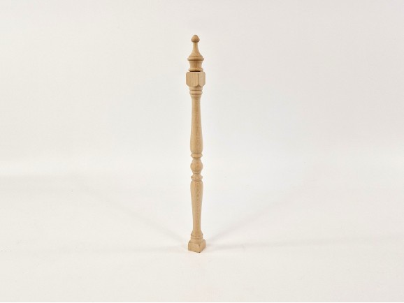Turned baluster with finial L34 cm. Ref.237