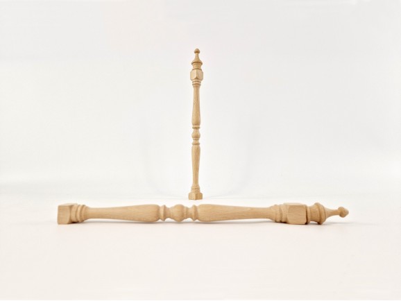 Balaustre torneado con remate L34 cm. Ref.237