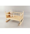 Wooden cradle for doll Ref.AR10691