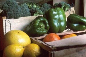 Caja de madera para fruta