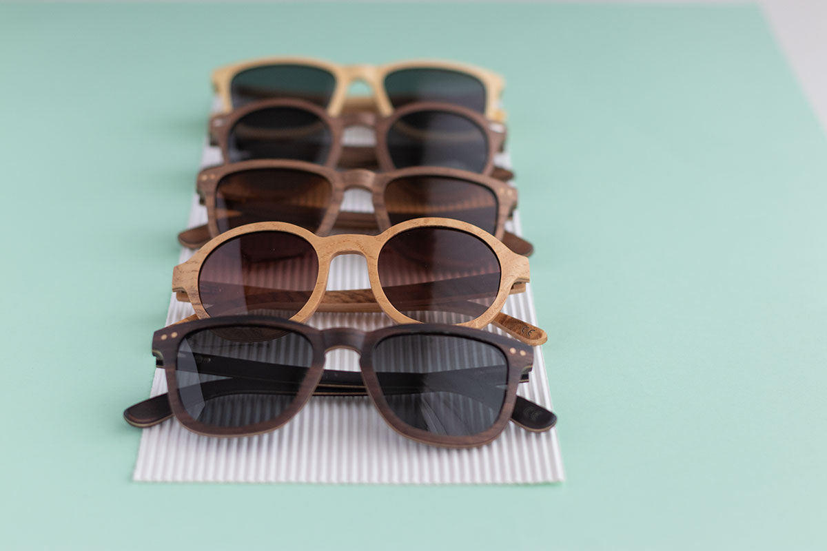 Llegó el verano: Gafas de sol de madera