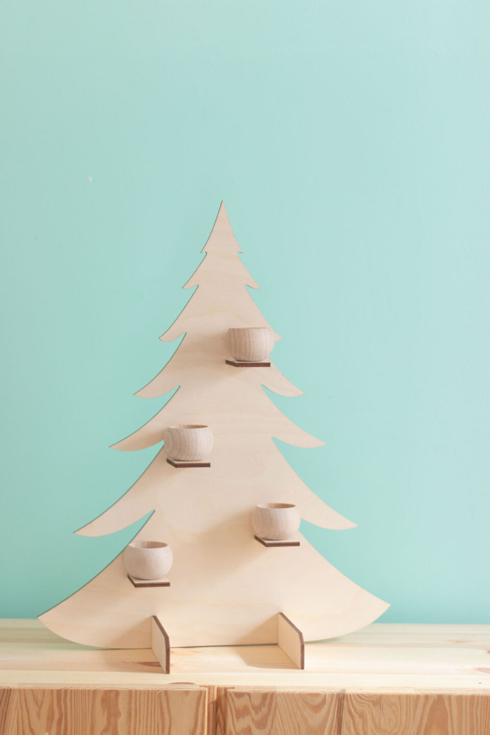 Arbol De Navidad Tronco Madera Cosas De Madera