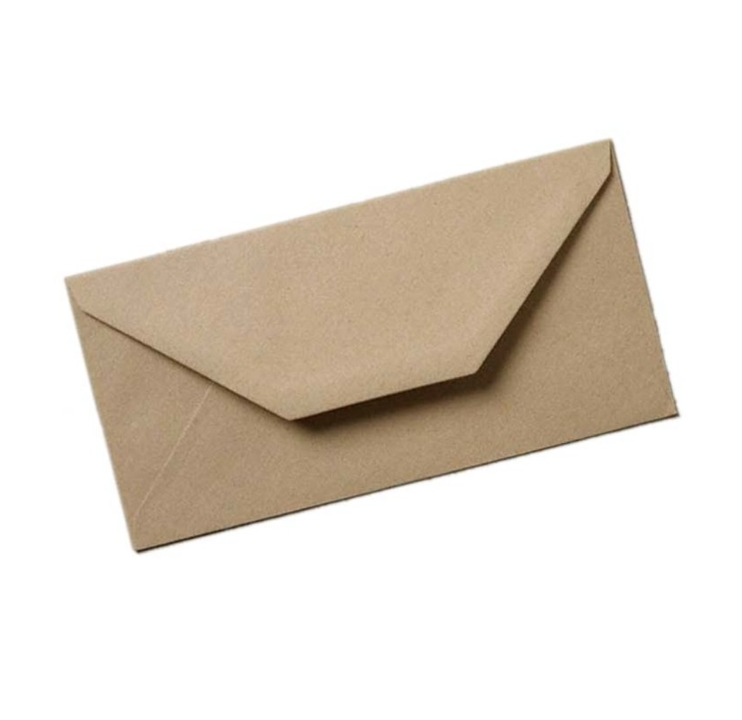 Plain Kraft envelopes for invitation