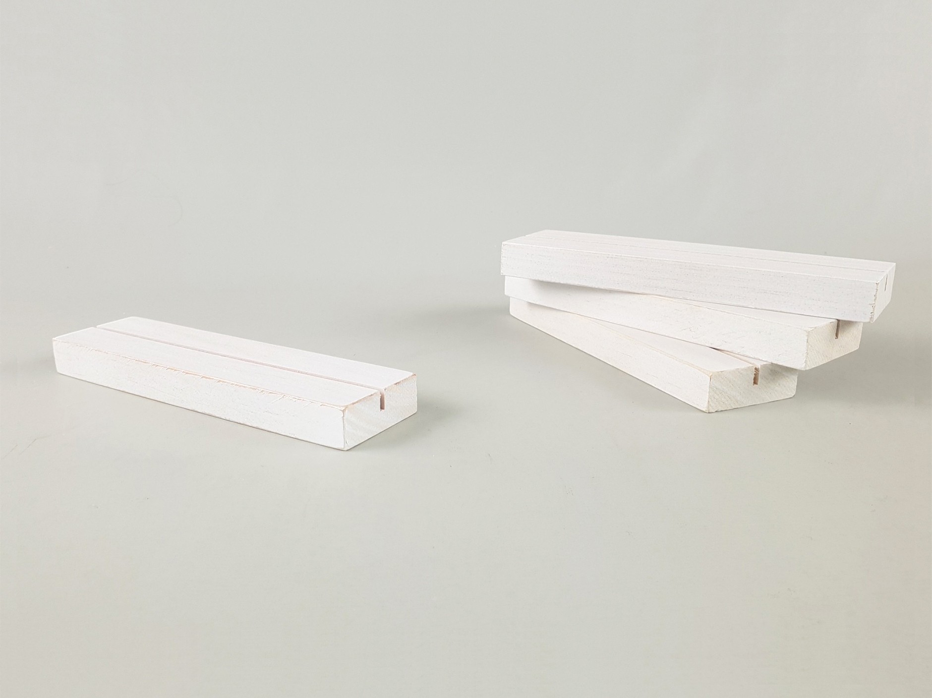 Taco de madera Blanco 15x4x1,5 cm. Ref.P1012